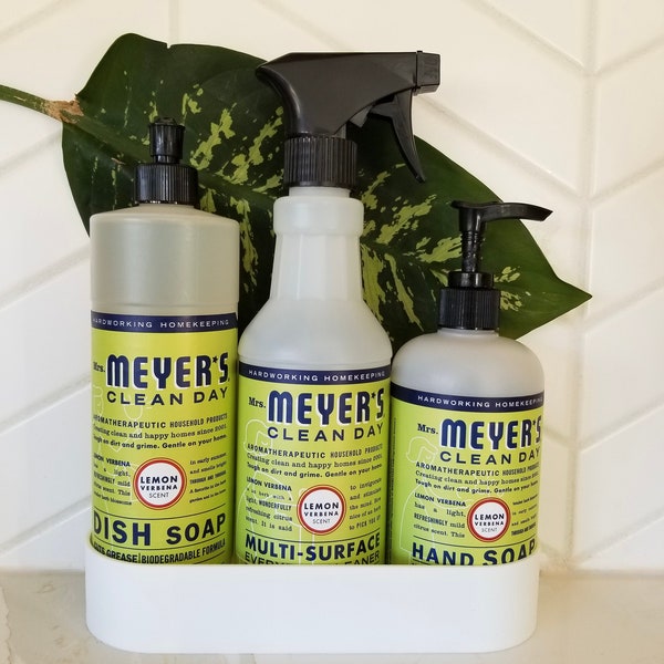 Kitchen Sink Caddy for Mrs. Meyer's Dish Soap, Hand Soap, & Multi-Surface Everyday Cleaner