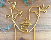 Sleeping Woman Indoor Plant Trellis or Wall Art