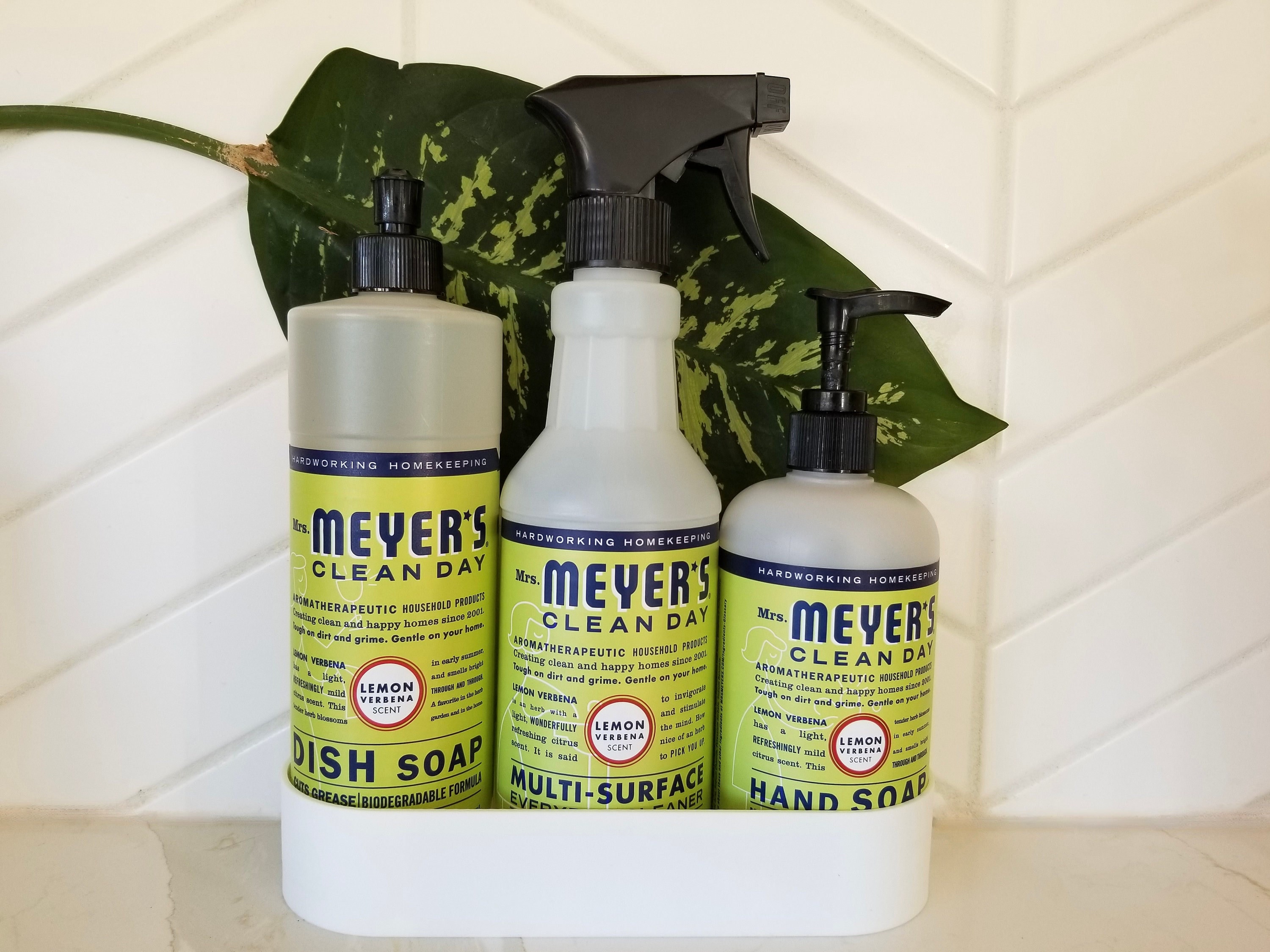 Kitchen Sink Caddy for Mrs. Meyer's Dish Soap, Hand Soap, & Multi-Surface Everyday Cleaner