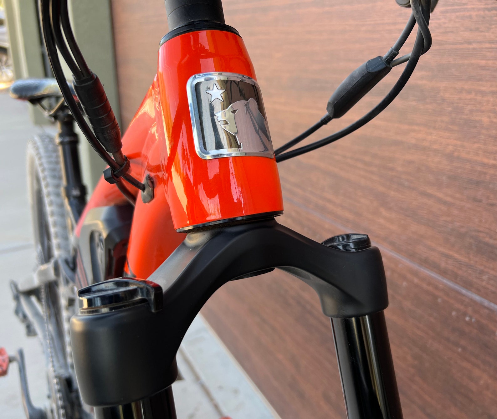 The ORIGINAL Mountain Bike Fork Airtag Mount Etsy