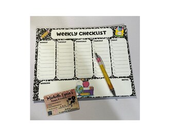 Teacher Weekly Notepad
