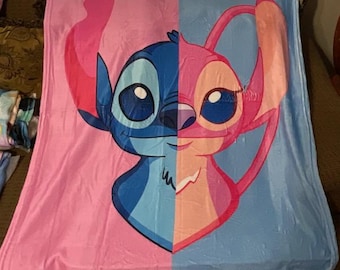 Stitch and Angel Blanket
