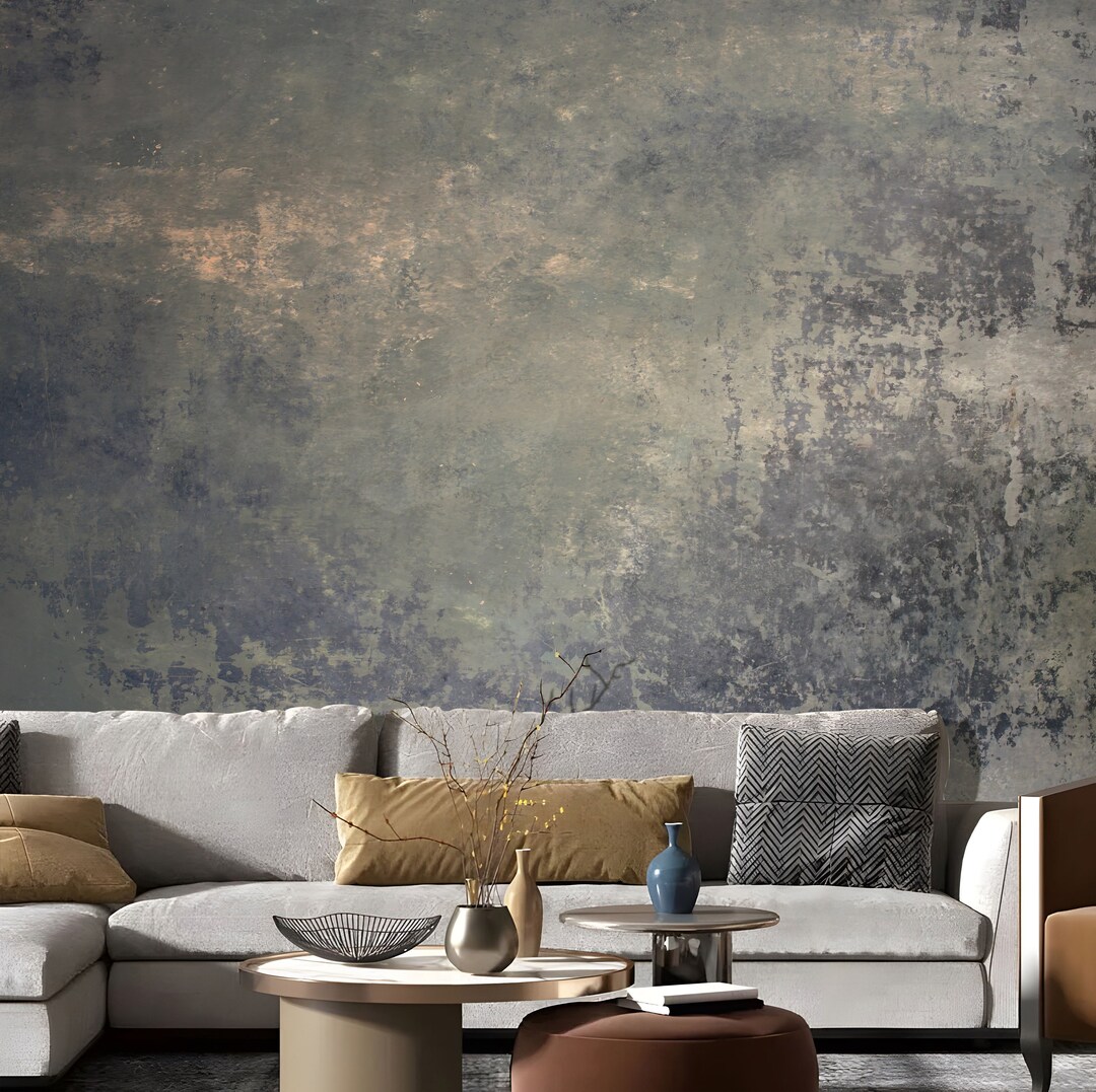 Grey Concrete Texturepeel and Stick Concrete Wallpaper Modern Look