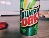 Mountain Dew candle, soy wax soda scented candle, Handpoured