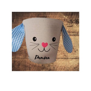 Personalized Easter bunny basket