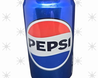 Pepsi Soda Scented Soy Candle, Recycled Can, Handpoured