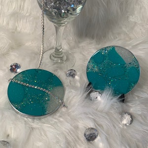Aqua Round coasters