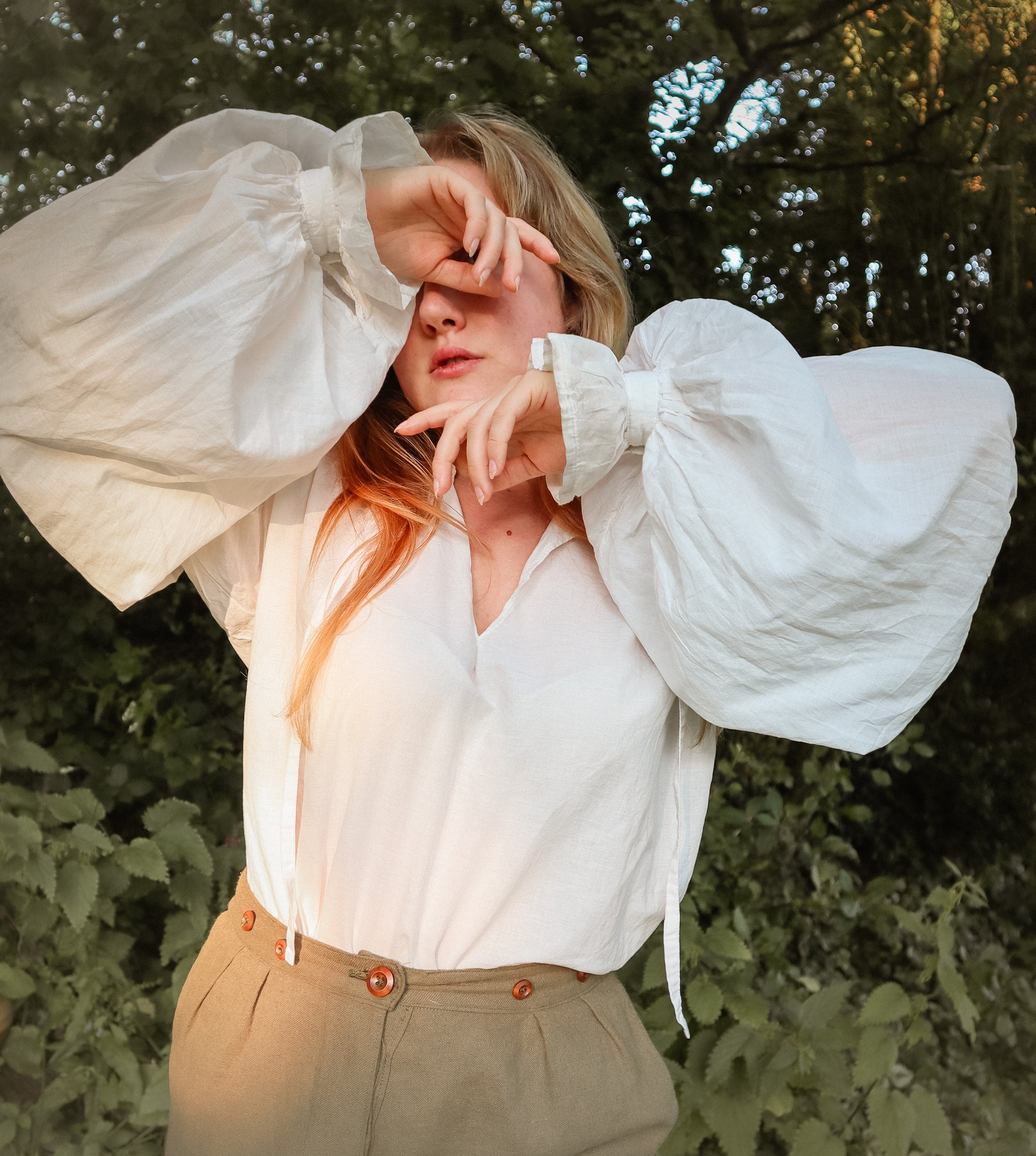 cotton peasant blouses