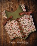 Reversible Custom Sized Stays: Overbust Renaissance Corset