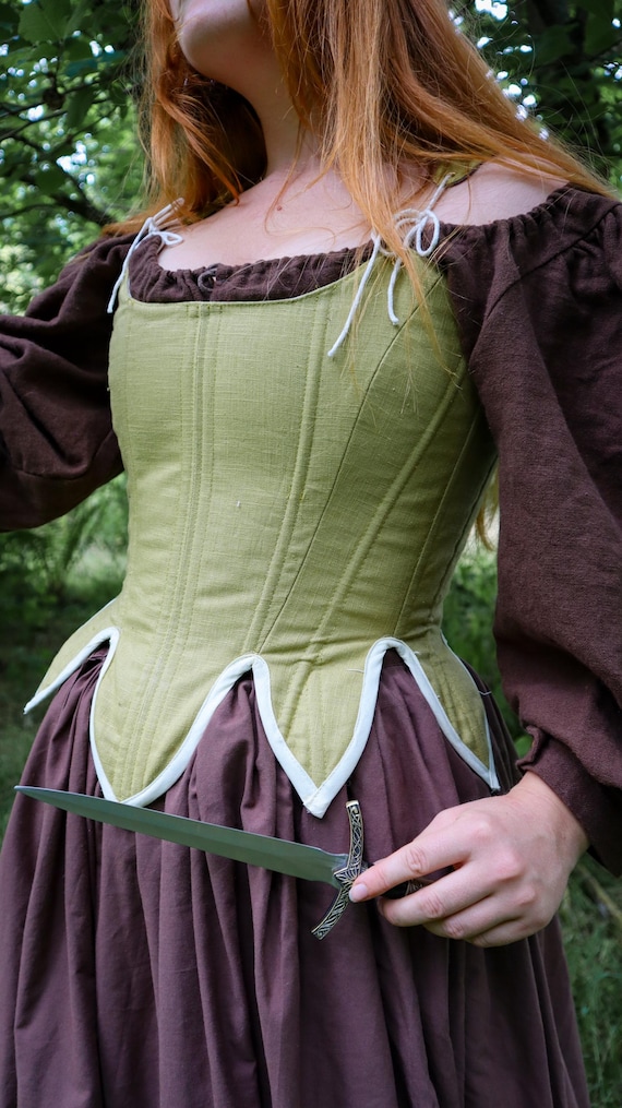 Victorian Green Corset Dress Green Victorian Corset Dress Long