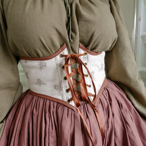 Reversible Underbust Corset Belt: Customizable Lace-up Stays  display picture 2