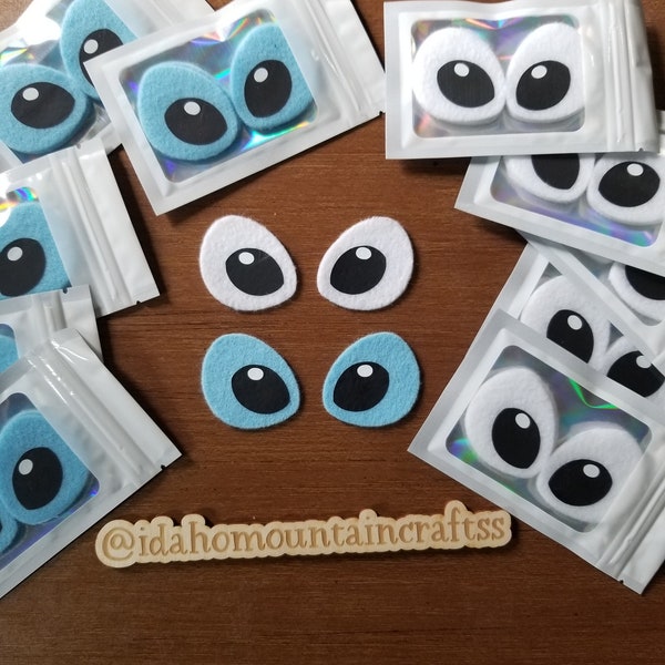 Felt Animal Eyes Etsy