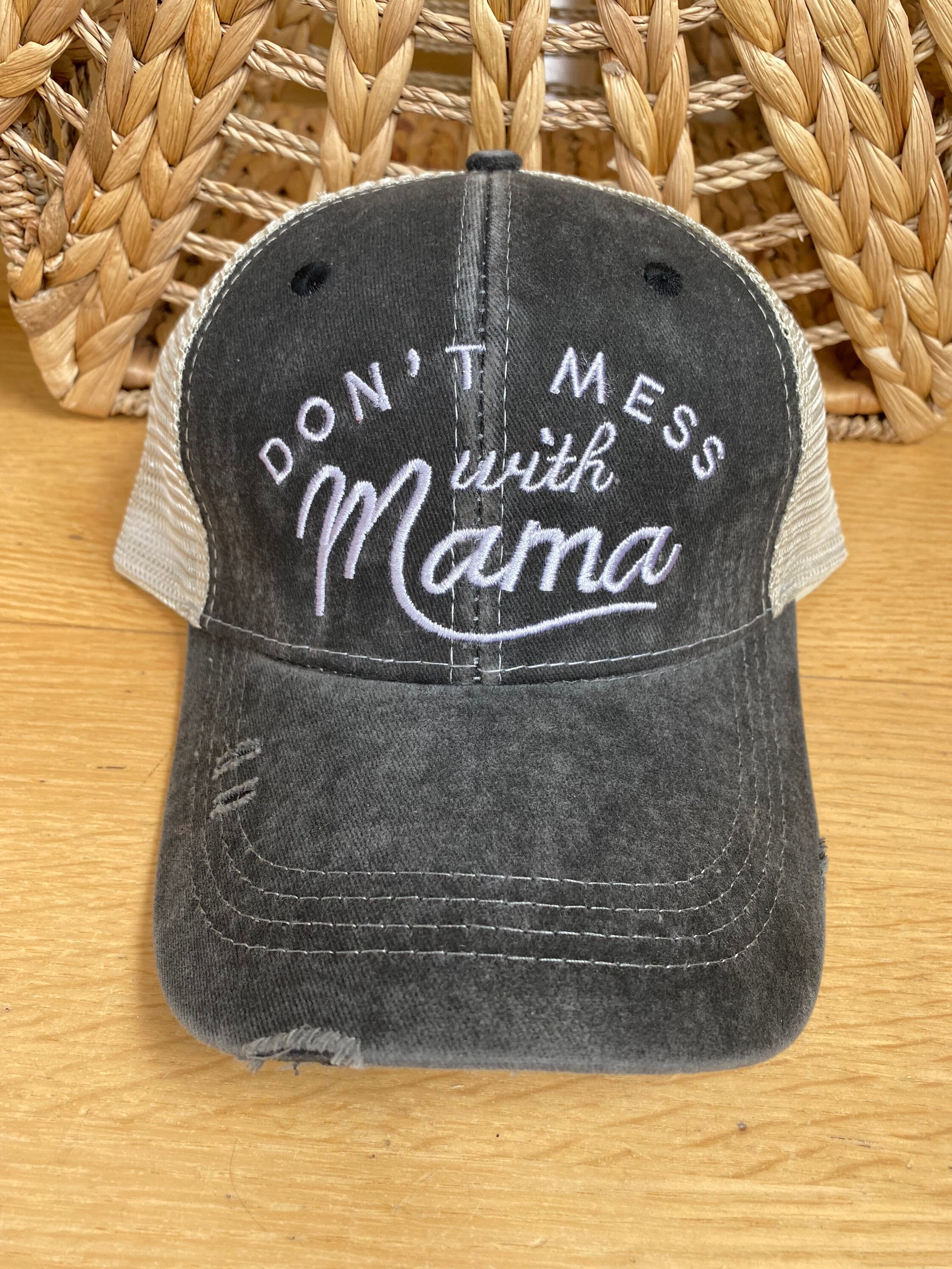 Mama Ponytail Trucker Hat - Etsy