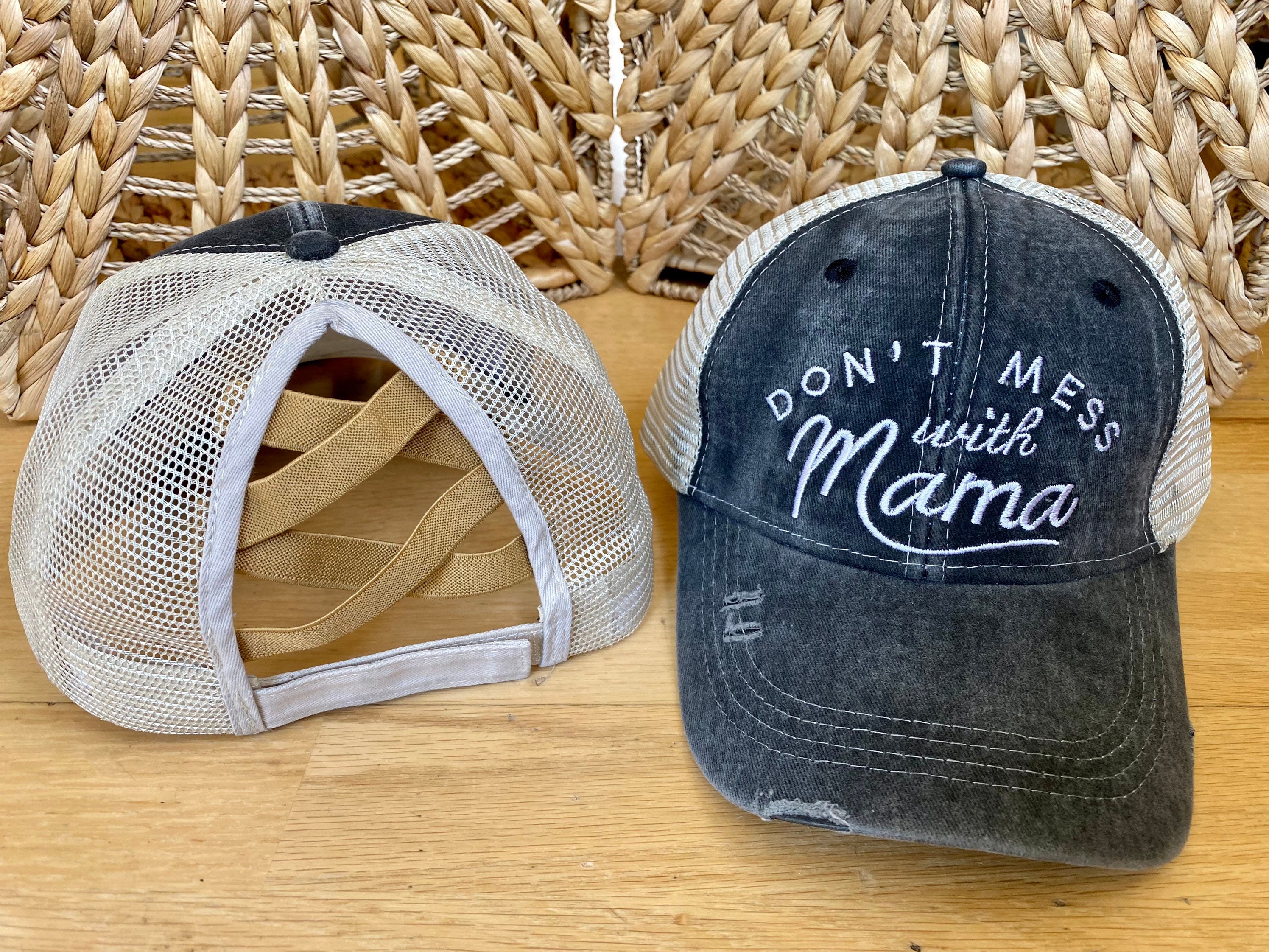 Mama Ponytail Trucker Hat - Etsy