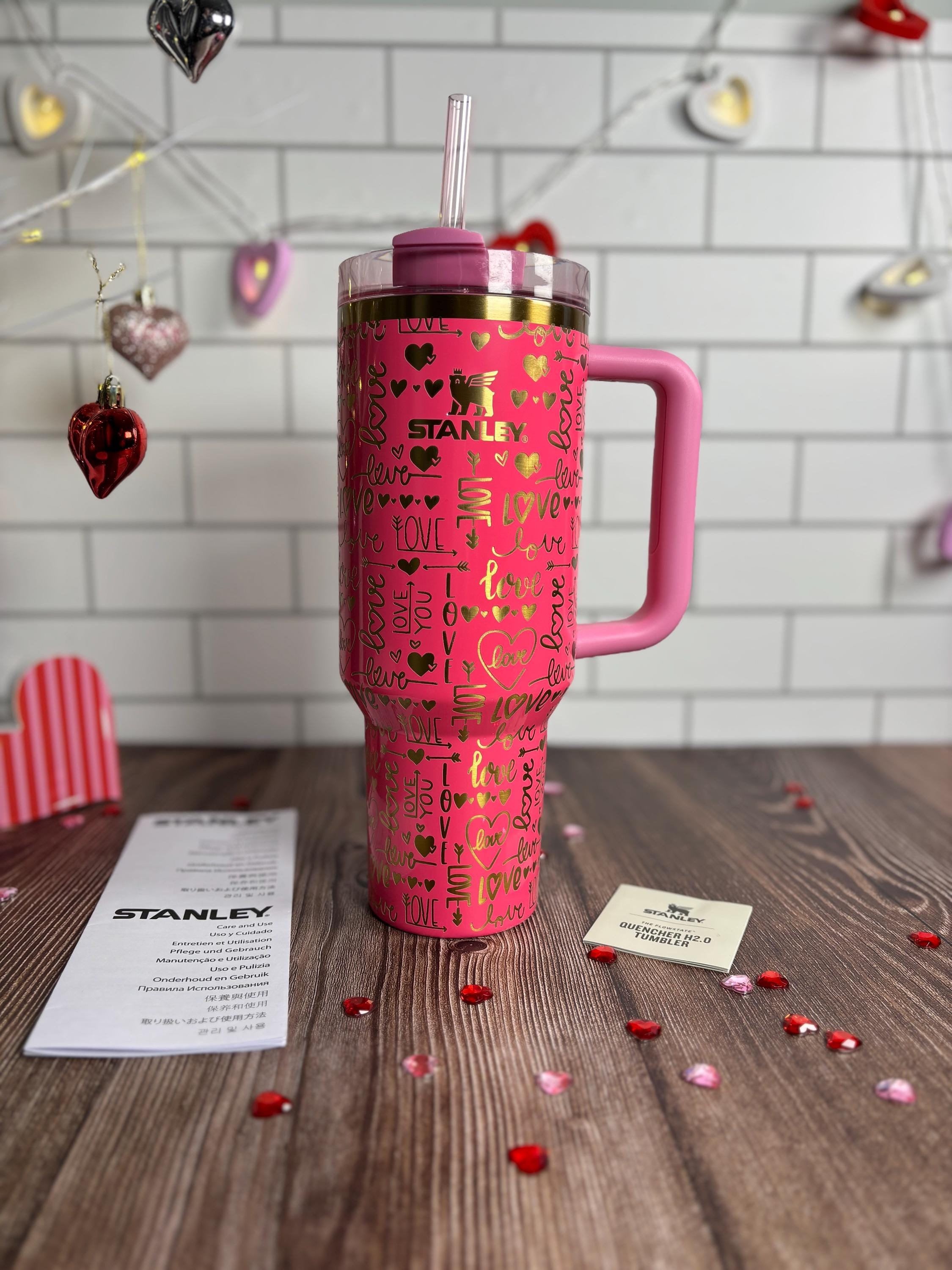 Hot Pink Stanley Valentines - Etsy