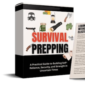 Printable Survival Guide PDF | Emergency Prep Handbook | Survival Tips & Disaster Planning Booklet