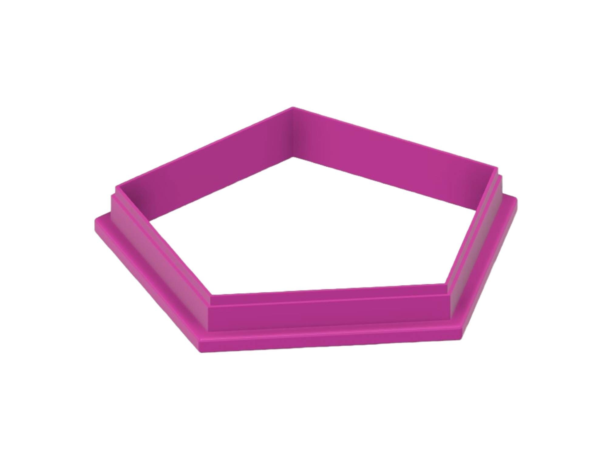 Pentagon Cookie Cutter Polymer Clay Craft Clay Cookies Etsy