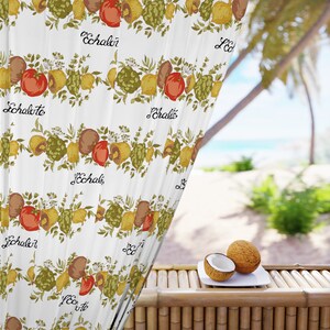 Spice of Life Curtain: Vintage Corningware Design, Blackout Polyester image 4
