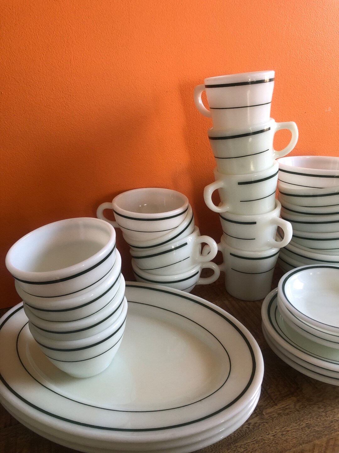 RARE Pyrex Tableware by Corning Restaurant Dinner Ware Set. Etsy