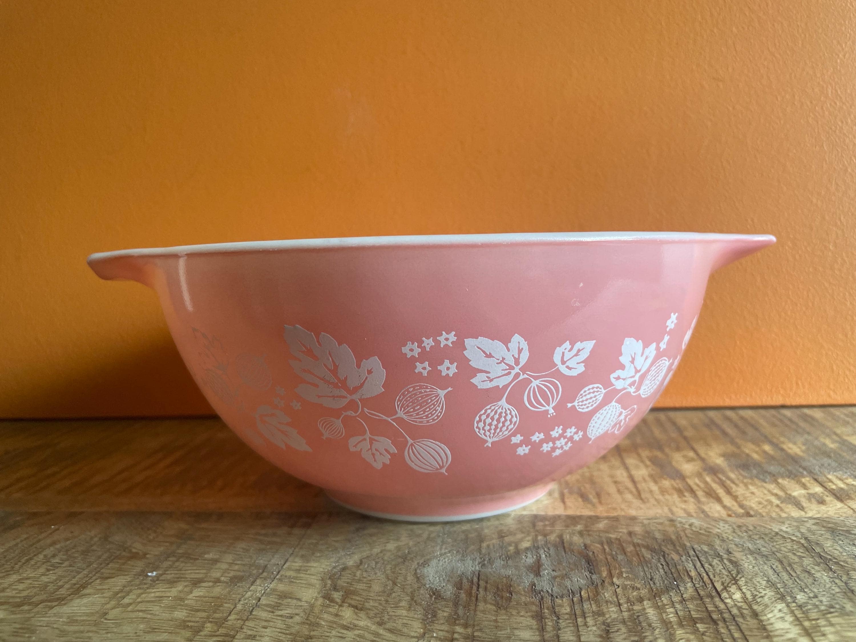 Pyrex Dishes Pink Pyrex Bowls Pyrex Gooseberry Bowls #442 Pyrex