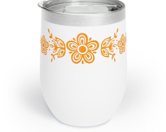 Pyrex Inspired  Pyrex Butterfly Gold Pyrex Tumbler Pyrex Vintage Gold Pyrex Rare Pyrex Rare Corelle Butterfly Gold 70s Chill Wine Tumbler