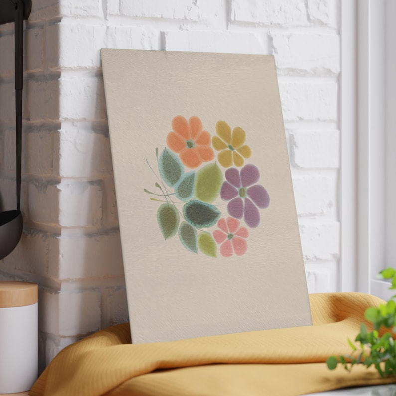 Franciscan Ware Floral Glass Cutting Board – Vintage Kitchen Decor image 8