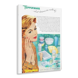 Vintage Tupperware Dreams Acrylic Print | Iconic Retro Kitchen Advertisement Acrylic Prints. Tupperware Vintage - New Tupperware