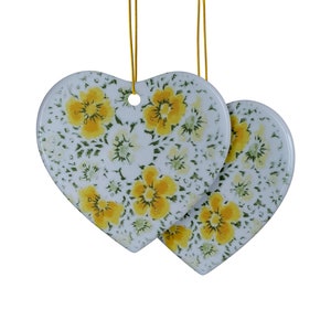 Corelle April 70s Inspired ceramic Ornaments (1pc, 3pcs, 5pcs, 10pcs)