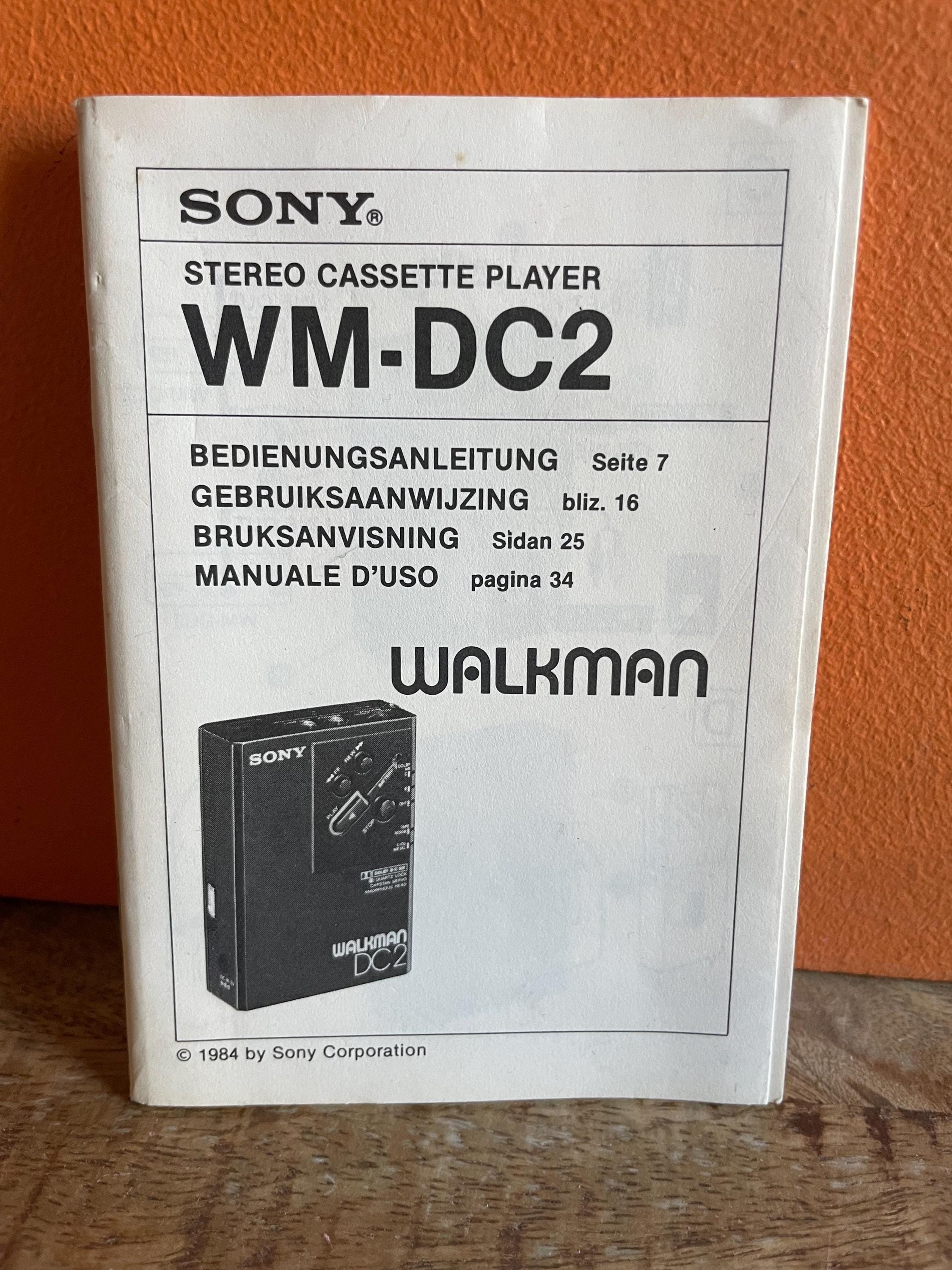 Sony Wm 2 Walkman - Etsy