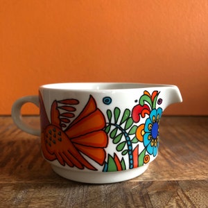 Villeroy Boch Acapulco Flower Power rare Villeroy Boch Coffee / Tea Milk Jug Creamer - Cream Pitcher Acapulco Villeroy and Boch