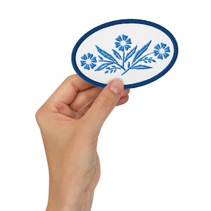 Corningware Cornflower Blue Patch  - Corningware Blue Cornflower - Cornflower Corningw re Corning Ware Blue Cornflower Embroidered patches
