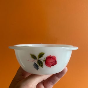 RARE 8oz mini casserole JAJ Pyrex June Rose mini Casserole. Vintage JaJ Pyrex JaJ England. Pyrex Casserole Dish 501 Rare Pyrex HTF 1964