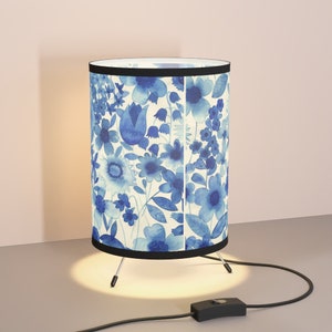 Netherland Holland Porcelain Pattern Delft Blue Christmas Netherlands Gifts Blauw Delft Tripod Lamp - Delft Blue Lamp Nederland