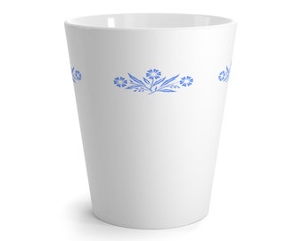 Corningware Cornflower Blue Inspired Latte Mug