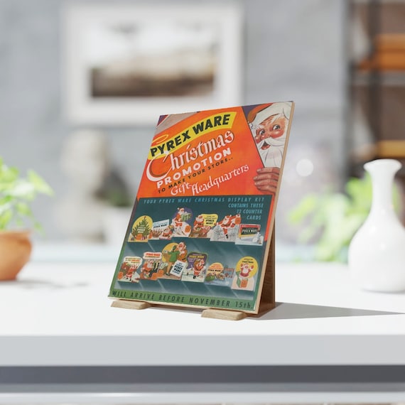 Pyrex Ornaments Pyrex Christmas Pyrex Gift Tile With Vintage Etsy