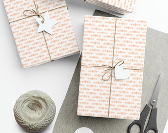 Vintage Pyrex Schmetterling Gold Geschenkpapier