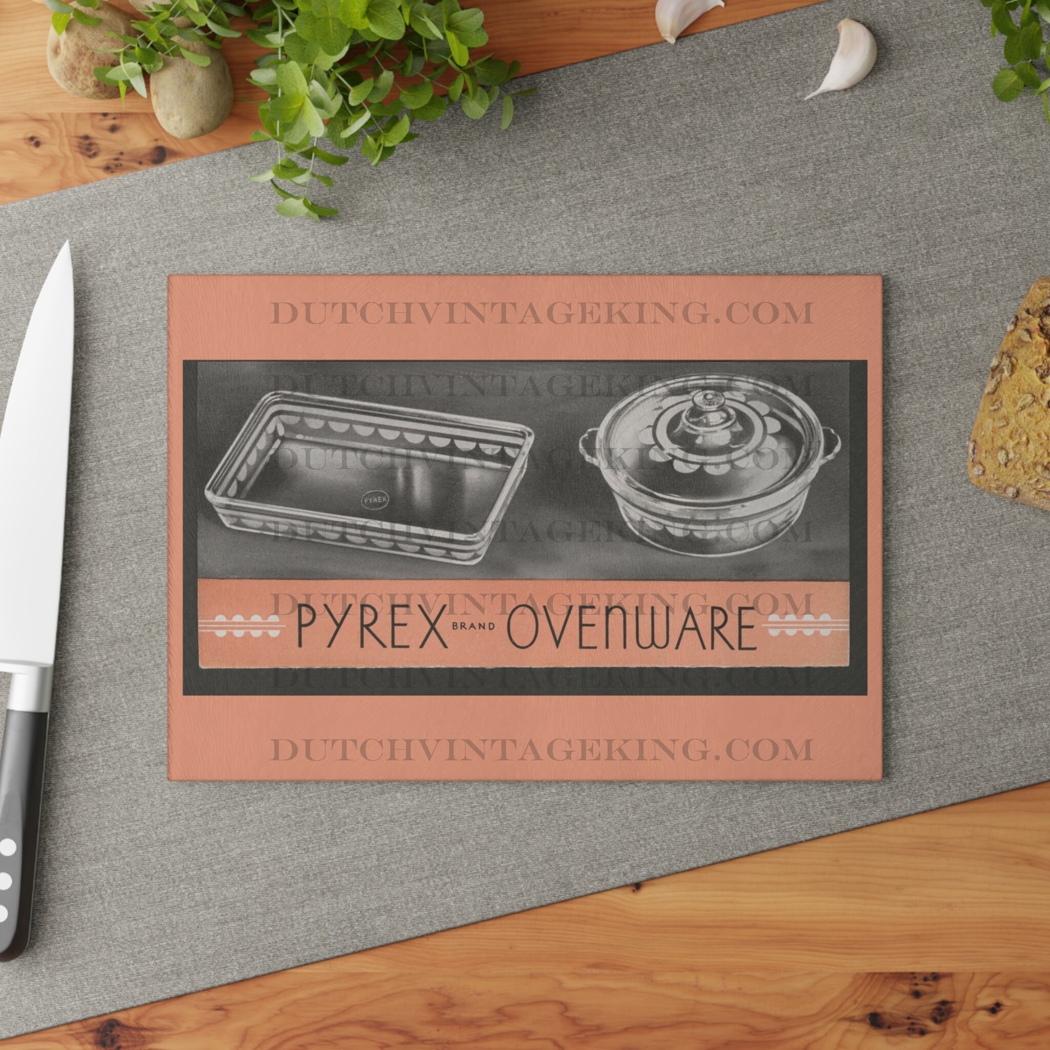 Pyrex Board Vintage Pyrex Advertisement Glass Cutting Board, Kitchen Collector - Etsy