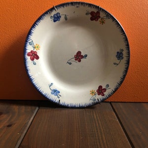 Digoin Sarregeumines Plate French Country Made in France Digoin Plate MaryLou. French Pottery France Country Sarreguemines French Faience
