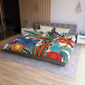 Acapulco Villeroy and Boch Inspired Decor Duvet Cover. Lovely inspired by Villeroy Boch Acapulco Villeroy and Boch Duvet Colorful Birds