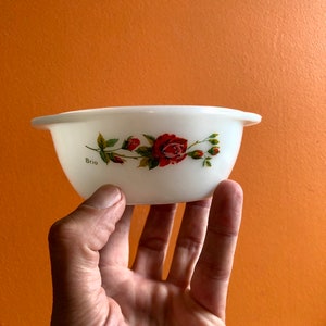 RARE 8oz mini casserole JAJ Pyrex Brio Rose mini Casserole. Vintage JaJ Pyrex JaJ England. Pyrex Casserole Dish 501 Rare Pyrex HTF 1963