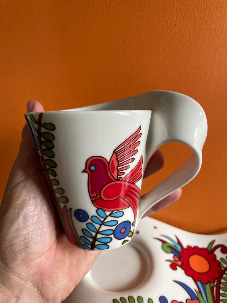 Villeroy & Boch Acapulco NewWave Cup and Saucer - Thumbnail 3