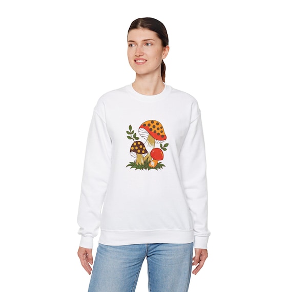 Vintage 70s Sears Merry Mushroom Sweatshirt – Unisex Retro 