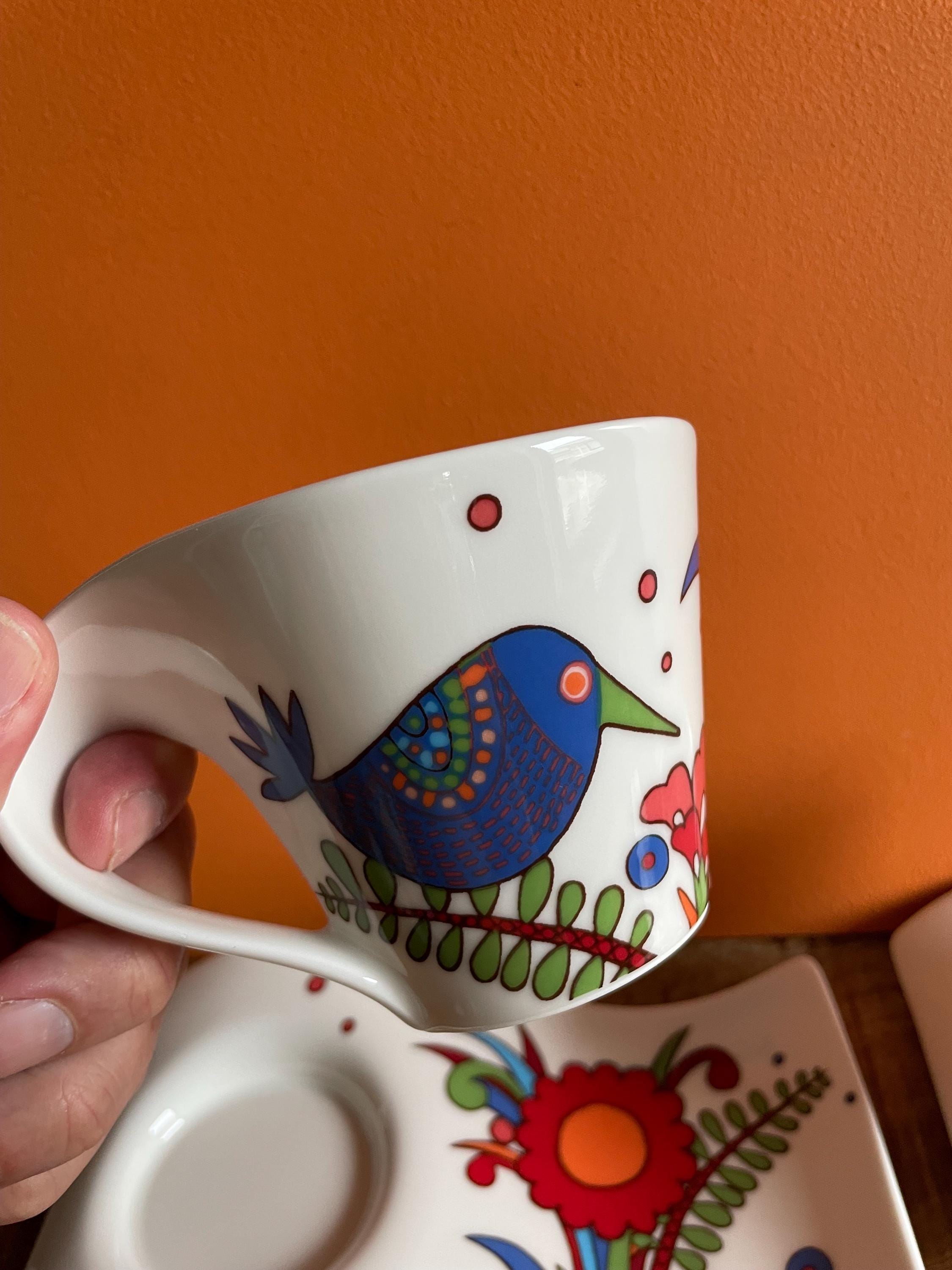 食器 villeroy&boch newwave caffe acapulco Villeroy & Boch Acapulco Cup and Saucer Set - Newwave Porcelain