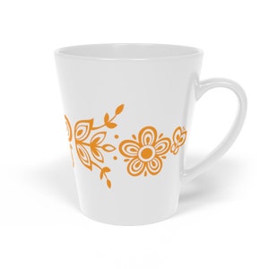 Pyrex Inspired  Pyrex Butterfly Gold Pyrex Foulard Pyrex Vintage Gold Pyrex Rare Pyrex Rare Corelle Butterfly Gold 70s Latte Mug, 12oz