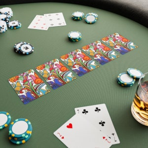 Villeroy and Boch Acapulco Decor Poker Cards. Beautifully inspired by Villeroy Boch Acapulco / Villeroy en Boch Decor / Design Playing cards