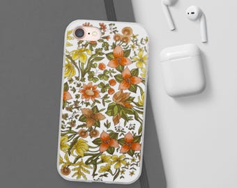 Vintage Corelle Indian Summer Phone Case | 70s Floral TPU Cover