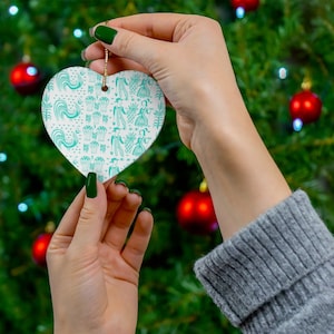 Turquoise Pyrex Ornaments Vintage Pyrex Butterprint 70s Pyrex decor Vintage Corelle Butterprint Pyrex Amish Butterprint Pyrex Ornament