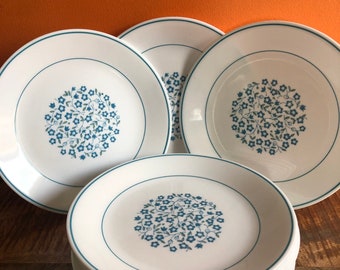 Vintage Original Corelle Patterns Corelle Blue Heather Vintage