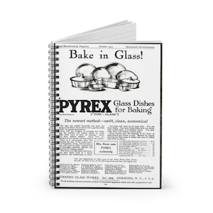 Pyrex rare Vintage Pyrex Notebook for your Pyrex Mixing Bowls - Pyrex Bowls - Pyrex 933 - Pyrex Big Bertha Pyrex Butter dish recipes