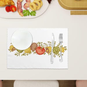 4x Corningware Spice O&#39;Life - Spice Of Life Placemat, 4pc. Corning Ware Counter Saver Placemat Spice of Life Placemats